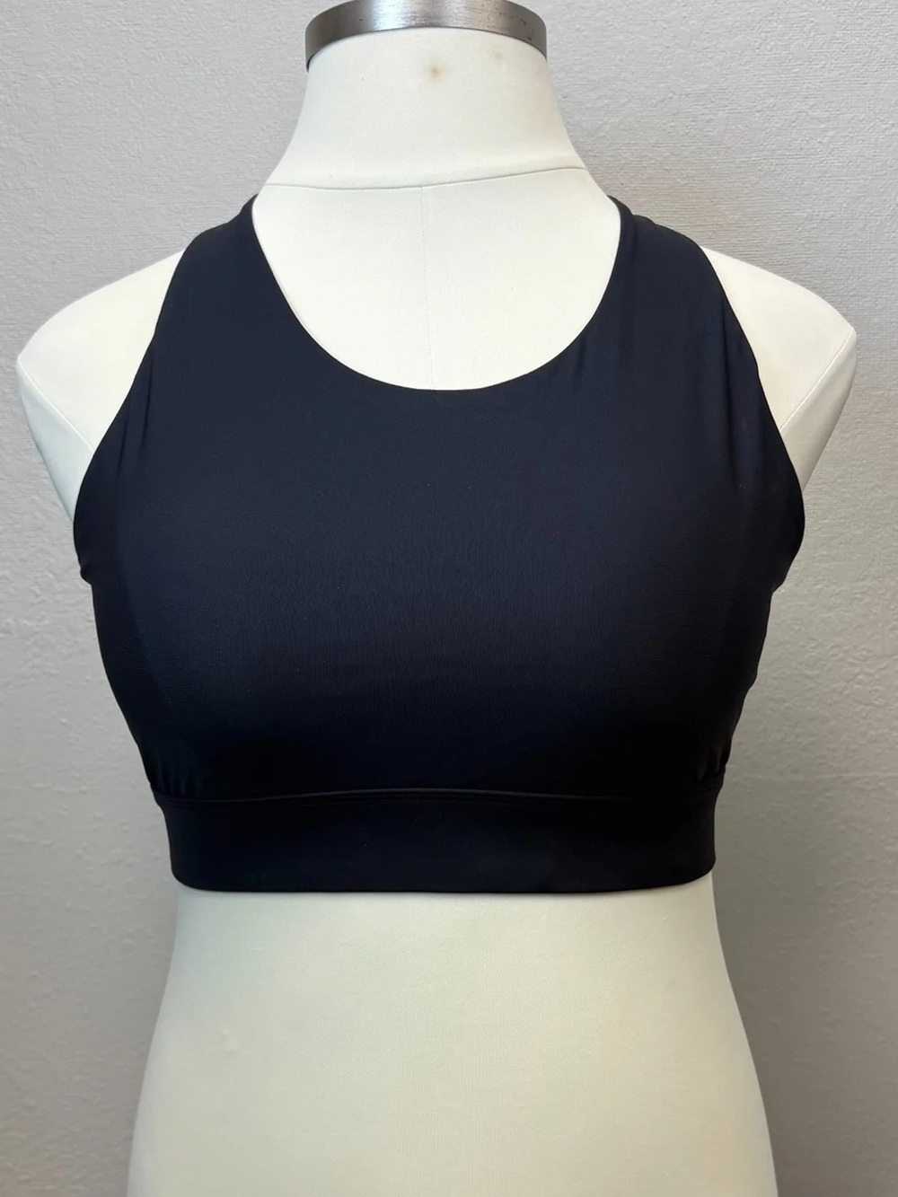 Fabletics Black No Bounce High Impact Sports Bra - 1X/ XXL